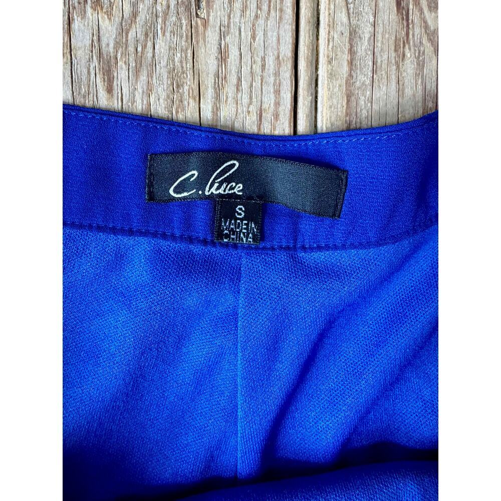 C. Luce Royal Blue Hottie Shorts Size Small Coquette Boho Chic - Picture 2 of 7